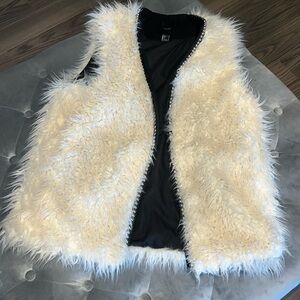 Faux fur vest